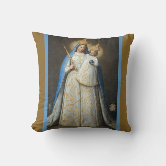 Our Lady of Good Success Mary Jesus Cushion (Front)