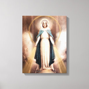 Our Lady of Grace Devotional Image. Canvas Print