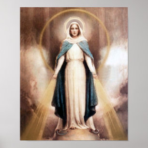 Our Lady of Grace Devotional Image. Poster