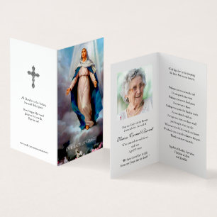 Our Lady of Grace Folding Prayer Cards