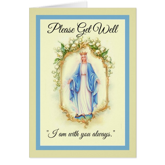 Our Lady of Grace Get Well Prayer (Front)