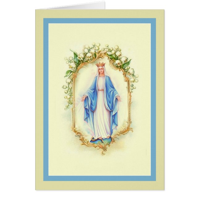 Our Lady of Grace Virgin Mary Flowers (Front)