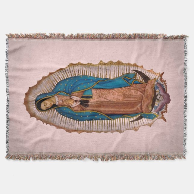 Our Lady of Guadalupe 1531 Throw Blanket (Front)