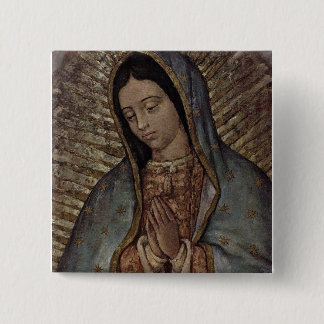 OUR LADY OF GUADALUPE 15 CM SQUARE BADGE