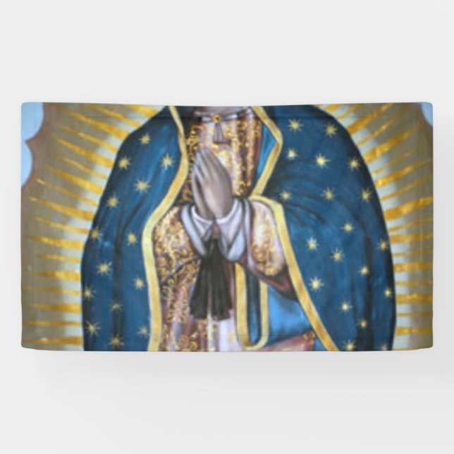 Our Lady Of Guadalupe Art Banner (Horizontal)