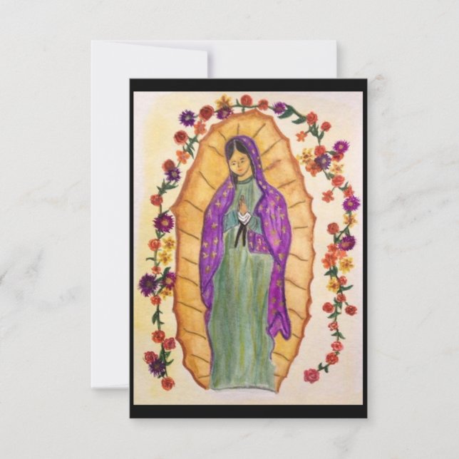Our Lady of Guadalupe Blank Card (Front)