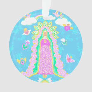 Our Lady of Guadalupe Blue Ornament