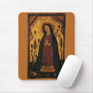 Our Lady of Guadalupe by Pedro Antonio Fresquis Mouse Mat