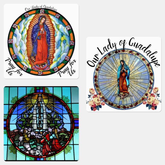Our Lady of Guadalupe Car Window Waterproof 15 (Group)