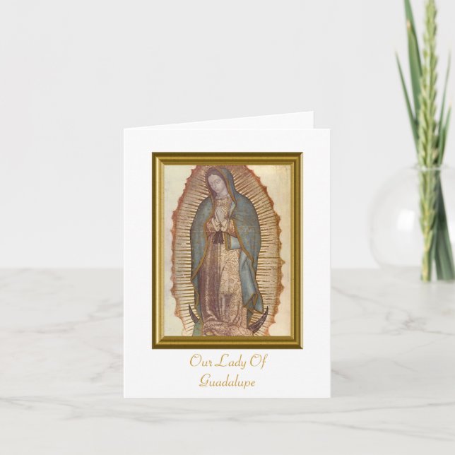 Our Lady Of Guadalupe Card (Front)