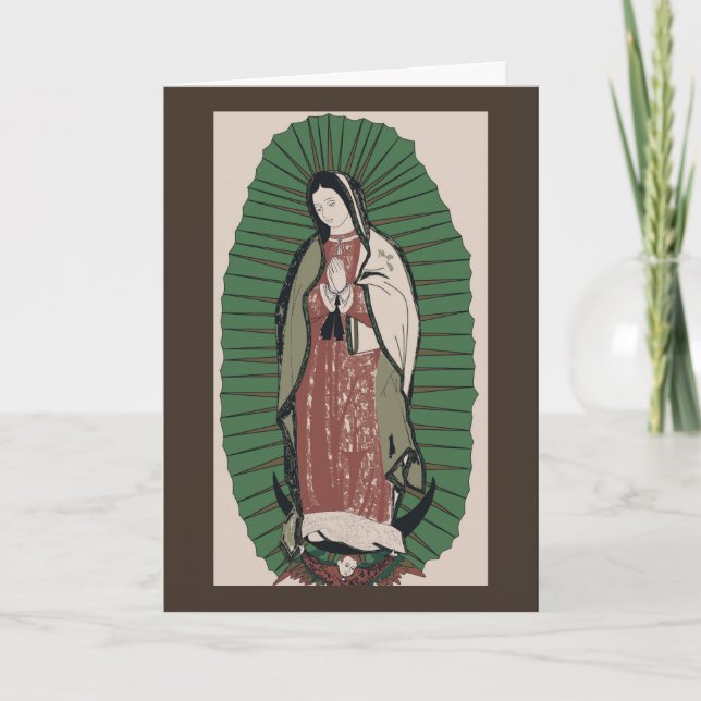 Our Lady of Guadalupe Card (Front)