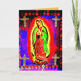 Our Lady of guadalupe Card