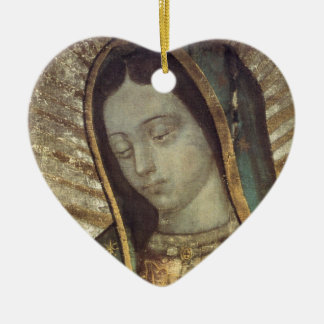 OUR LADY OF GUADALUPE CERAMIC TREE DECORATION