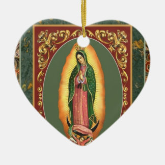 OUR LADY OF GUADALUPE CERAMIC TREE DECORATION