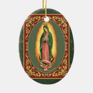 OUR LADY OF GUADALUPE CERAMIC TREE DECORATION
