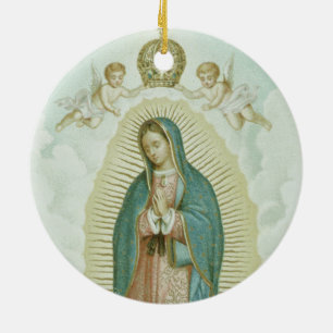 Our Lady Of Guadalupe Ceramic Tree Decoration