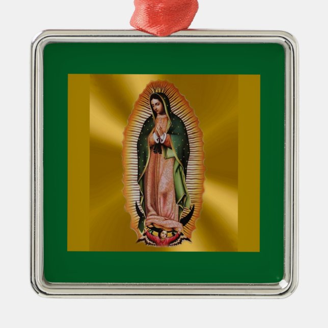 Our Lady of Guadalupe Christmas Ornament (Front)