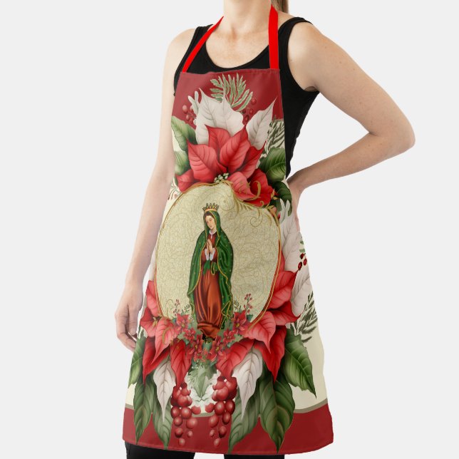 Our Lady of Guadalupe Christmas Virgin Mary  Apron (Insitu)