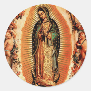 Our Lady of Guadalupe Classic Round Sticker