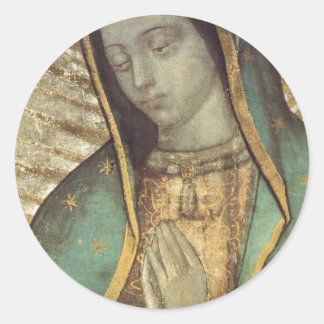 OUR LADY OF GUADALUPE CLASSIC ROUND STICKER