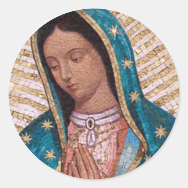 Our Lady Of Guadalupe Classic Round Sticker (Front)