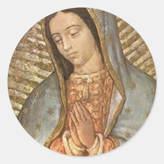 Our Lady Of Guadalupe Classic Round Sticker (Front)