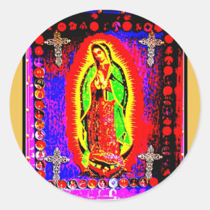 Our Lady Of Guadalupe Classic Round Sticker