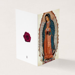 Our Lady of Guadalupe Condolence Thank You Cards