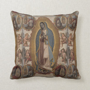 our lady of guadalupe cushion