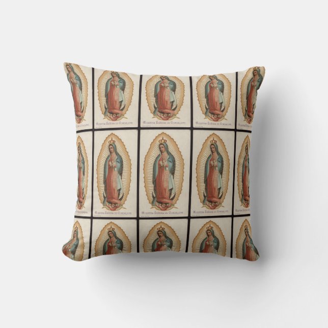 Our Lady Of Guadalupe Cushion (Front)