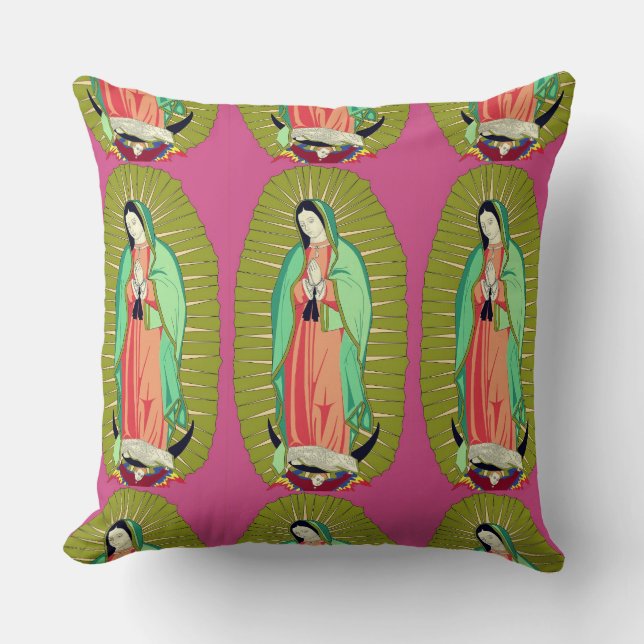 our lady of guadalupe cushion (Front)