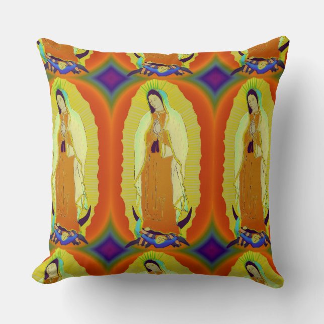our lady of guadalupe cushion (Front)