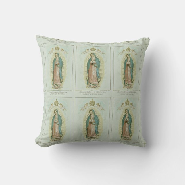 Our Lady Of Guadalupe Cushion (Front)