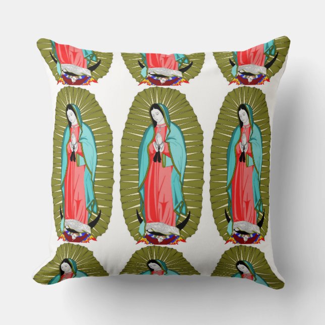 our lady of guadalupe cushion (Front)