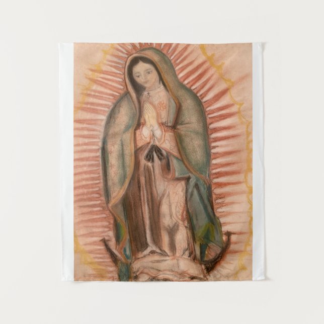 Our Lady of Guadalupe Custom Tapestry (Front)