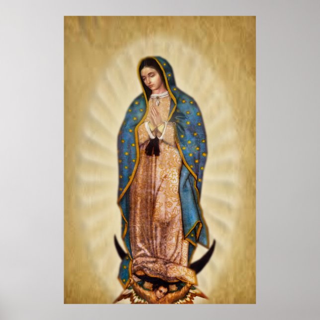 Our Lady of Guadalupe Devotional Image Poster (Front)