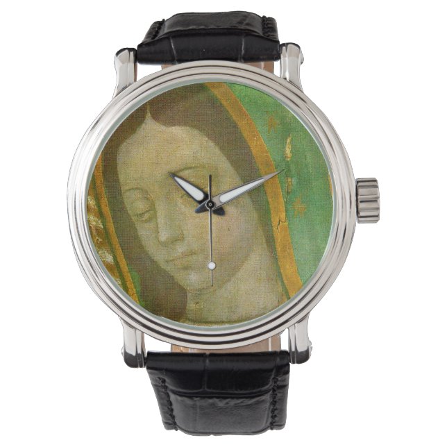 Our Lady Of Guadalupe Drawing Watch (Front)