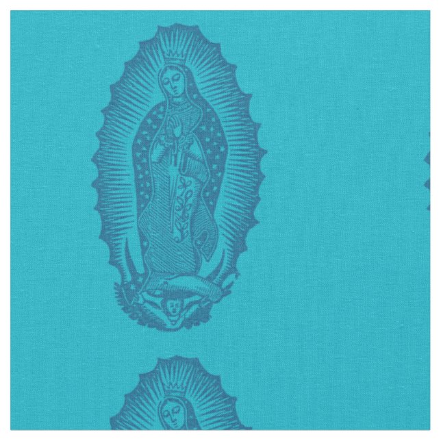 Our Lady of Guadalupe Fabric (Close Up)