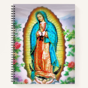 Our Lady of Guadalupe Floral with Prayer Notebook