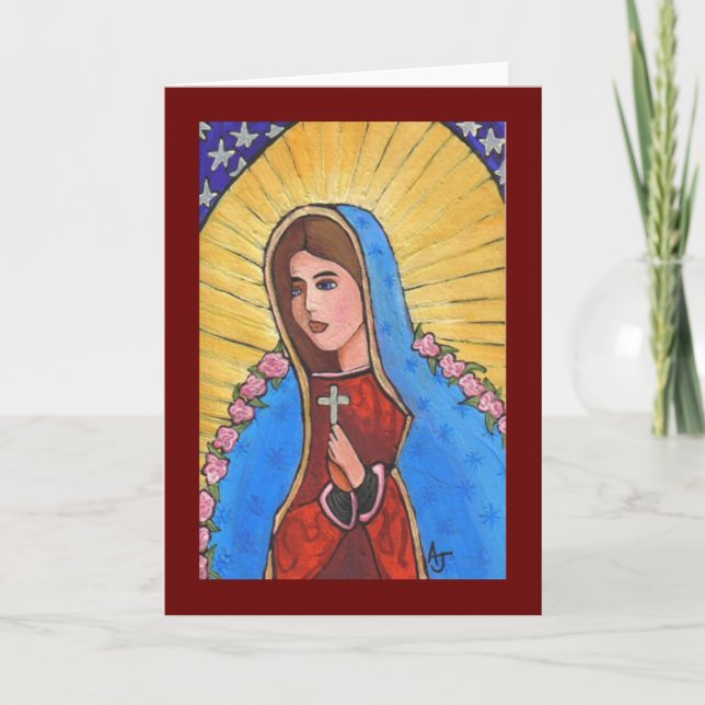 Our Lady of Guadalupe - greeting card (Front)