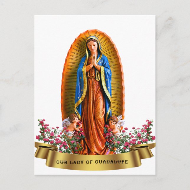 Our Lady of Guadalupe Holiday Postcard (Front)