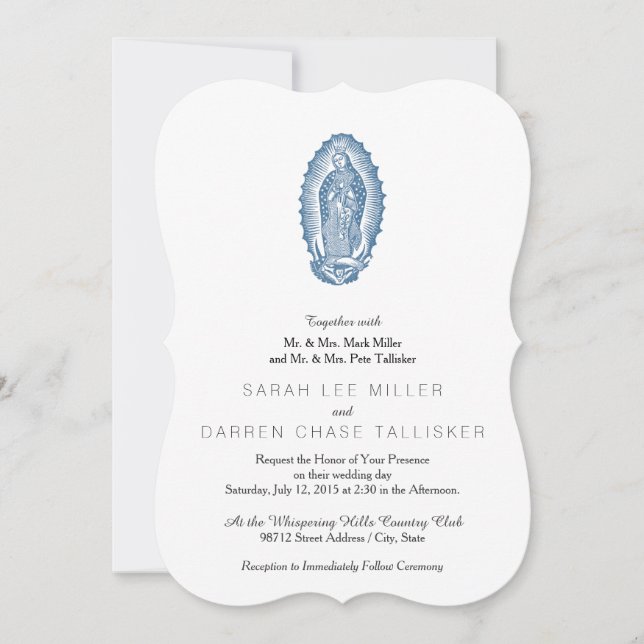 Our Lady of Guadalupe Invitation (Front)