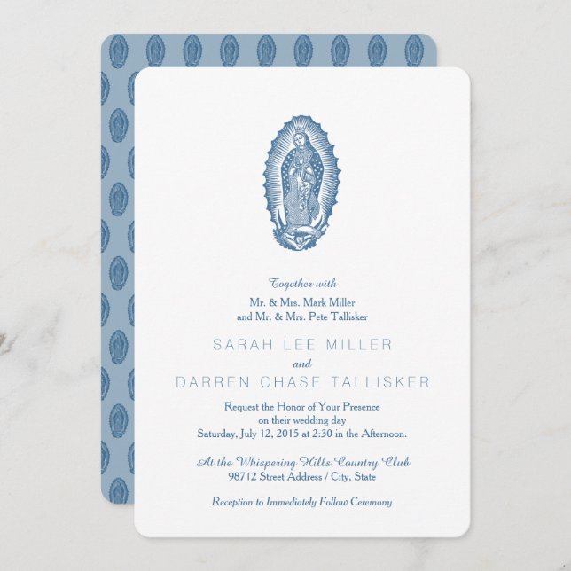 Our Lady of Guadalupe Invitation (Front/Back)