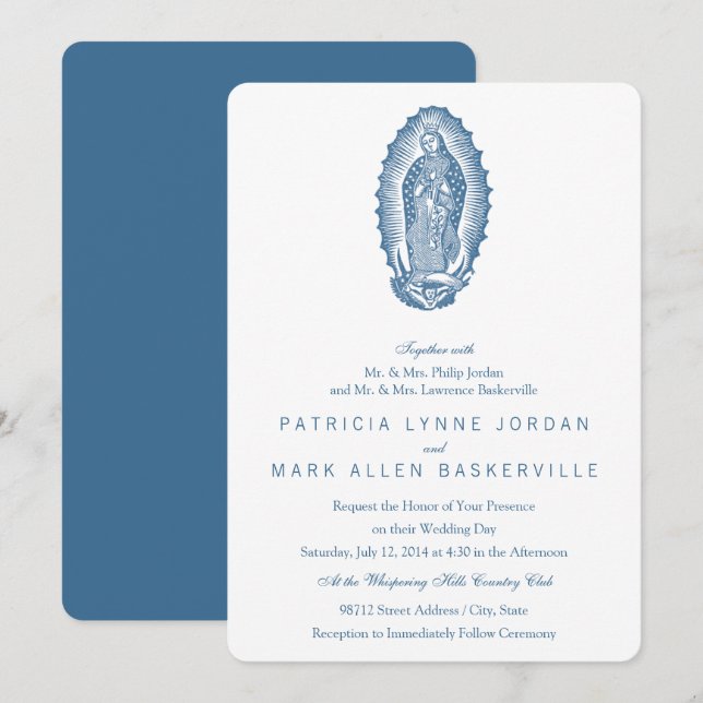 Our Lady of Guadalupe Invitation (Front/Back)