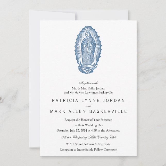 Our Lady of Guadalupe Invitation (Front)