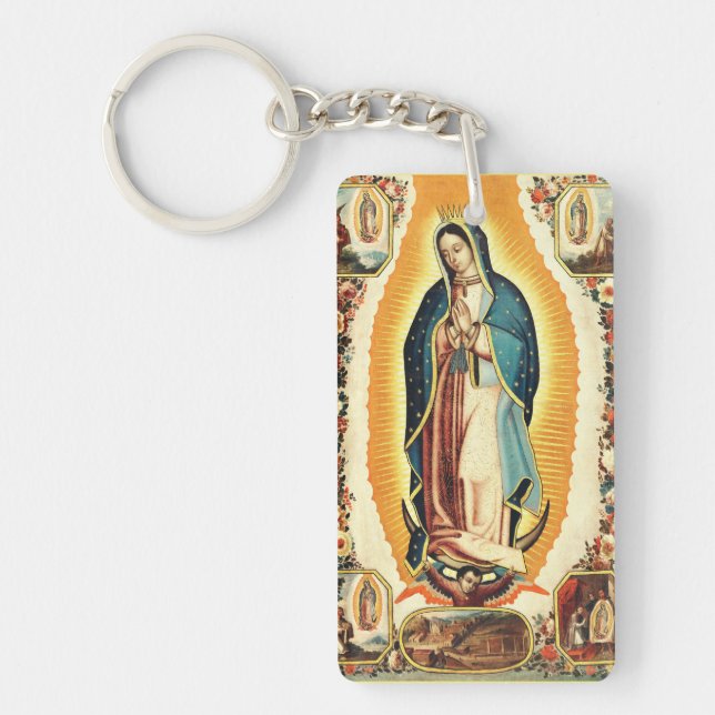 Our Lady of Guadalupe Key Ring (Front)
