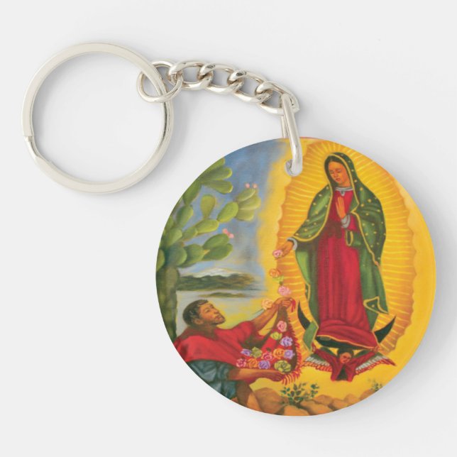 Our Lady of Guadalupe Key Ring (Front)