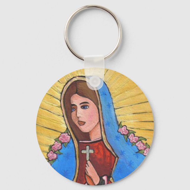 Our Lady of Guadalupe - keychain (Front)