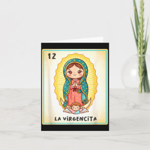 Our Lady Of Guadalupe La Virgencita Mexico For Kid Card