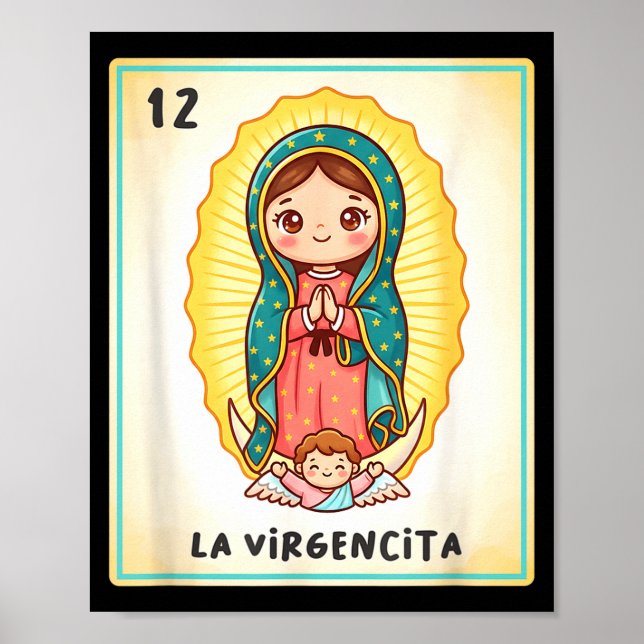 Our Lady Of Guadalupe La Virgencita Mexico For Kid Poster (Front)